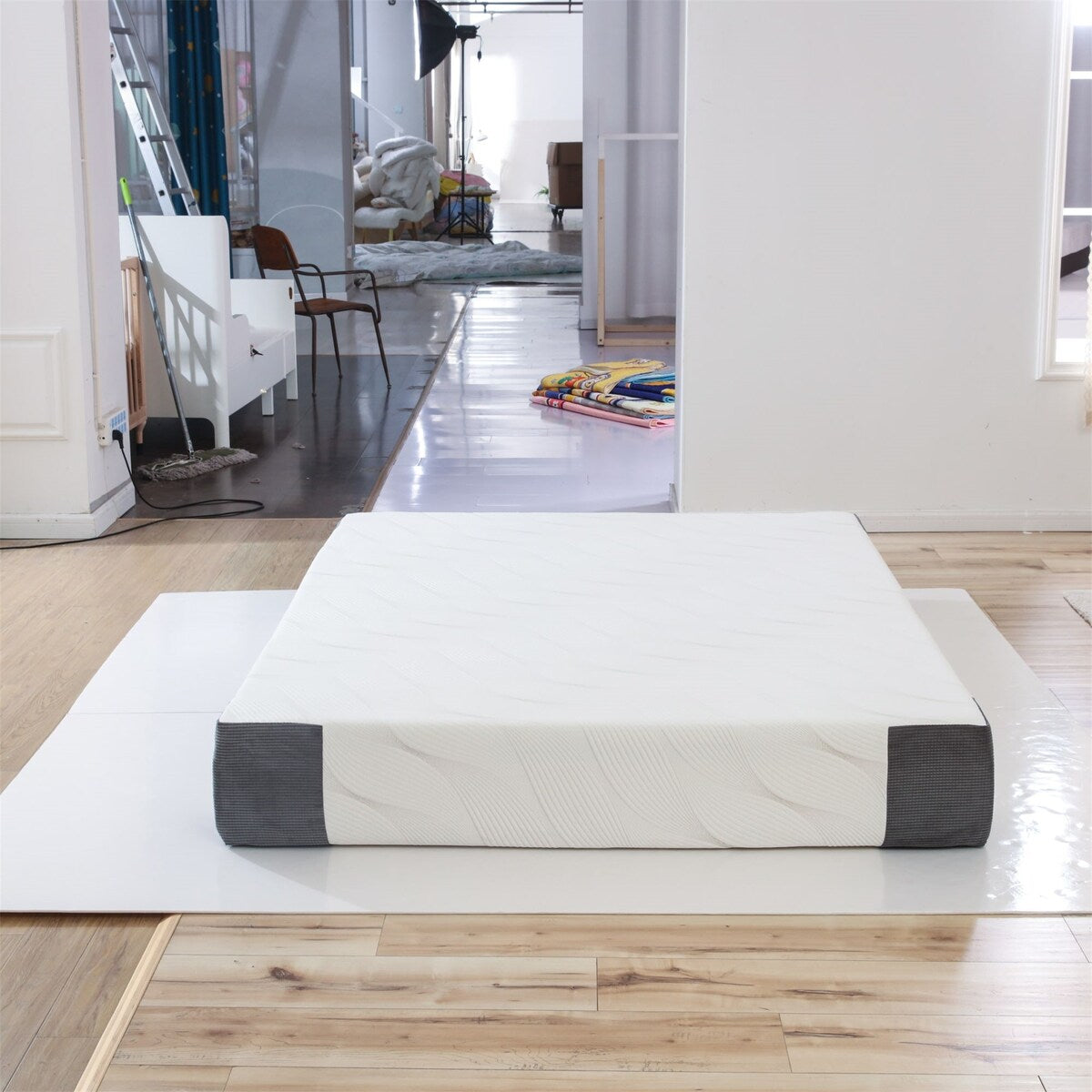 Matelas en mousse à mémoire de forme de 10 pouces, taille standard, avec support profilé pour chambre à coucher