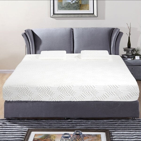 Ensemble de matelas fermes traditionnels à 2 couches et 2 oreillers