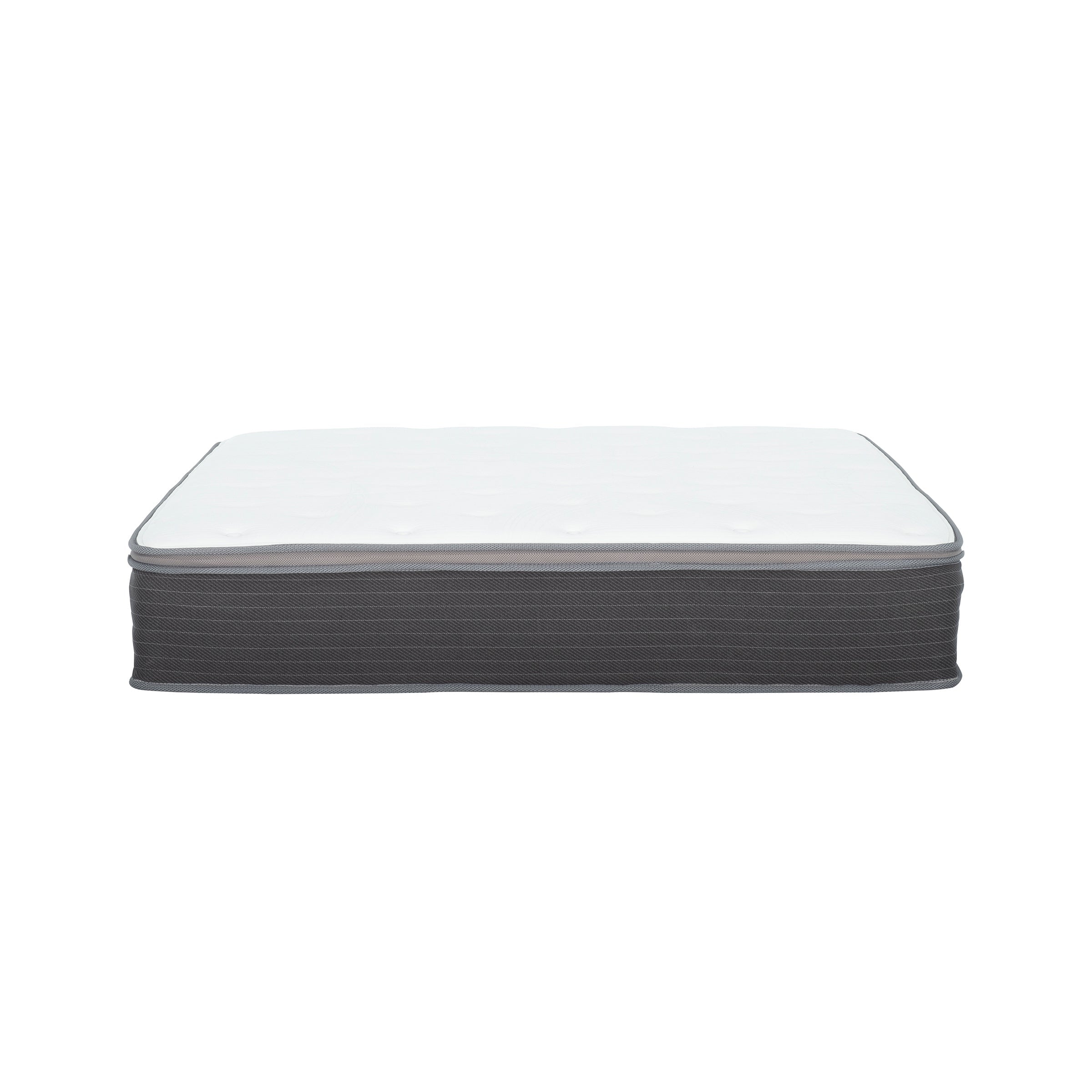 Matelas hybride à ressorts ensachés de 10 po dans une boîte, matelas en mousse viscoélastique avec gel
