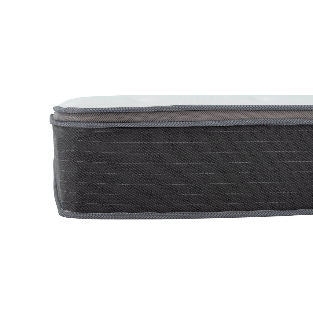Matelas hybride à ressorts ensachés de 10 po dans une boîte, matelas en mousse viscoélastique avec gel