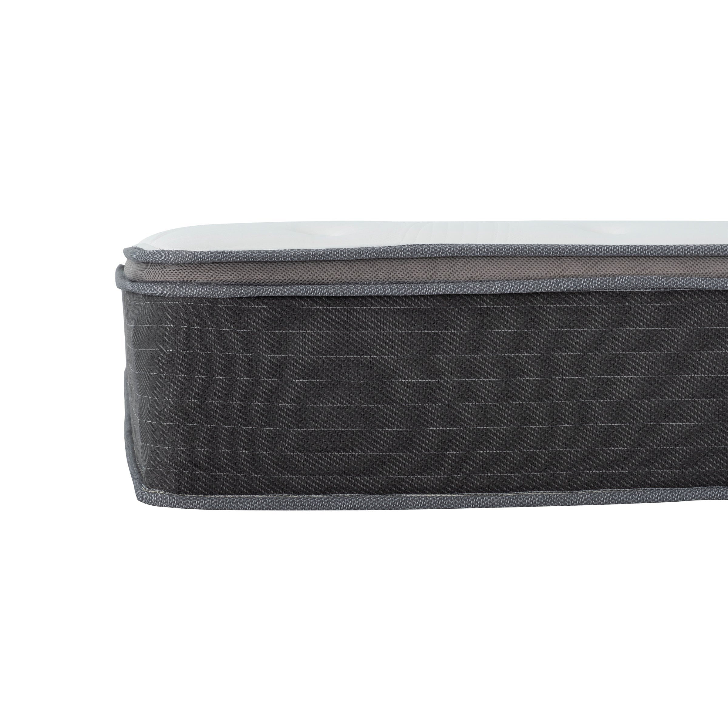 Matelas hybride à ressorts ensachés de 10 po dans une boîte, matelas en mousse viscoélastique avec gel
