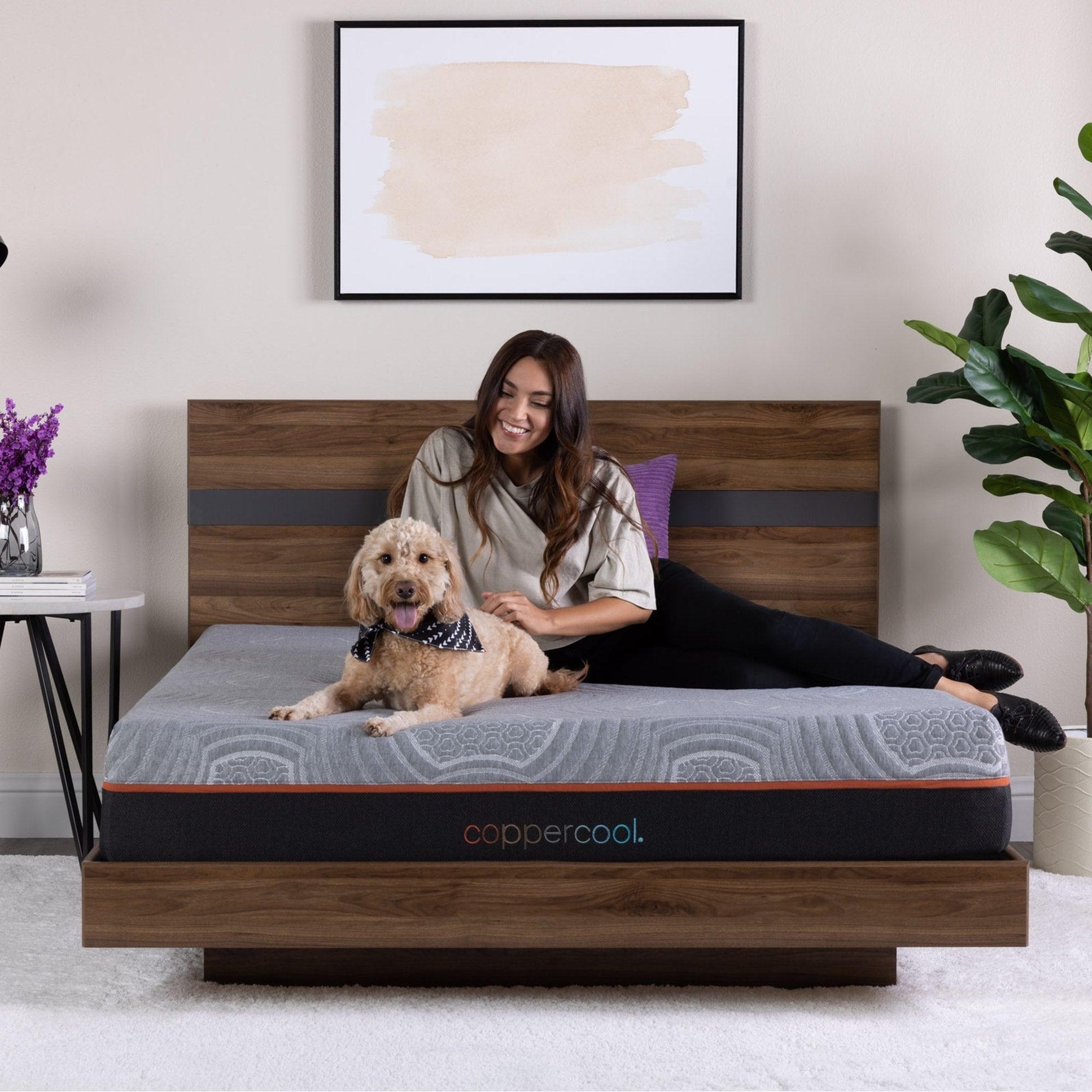 Matelas hybride en mousse à mémoire de forme de 10 pouces