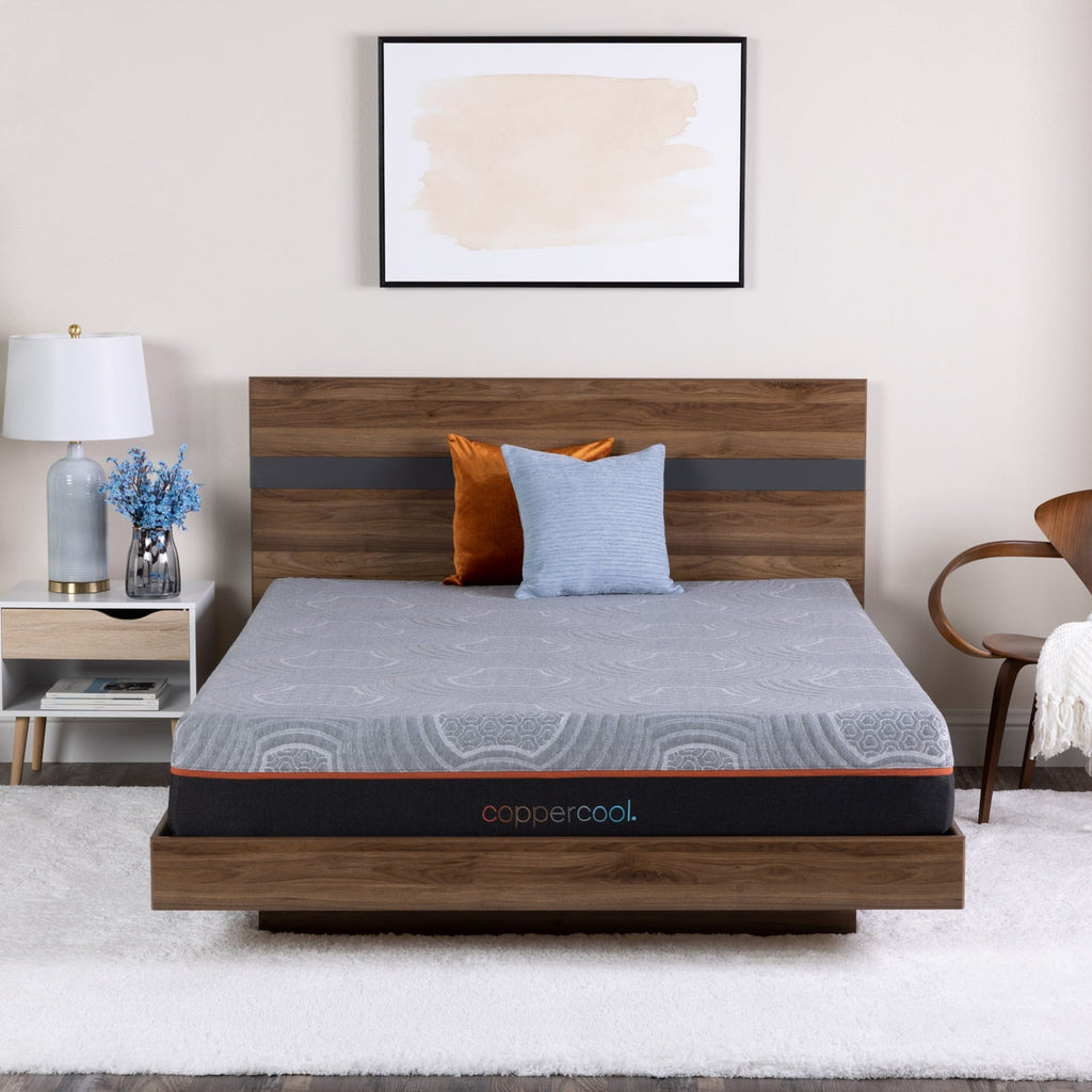 Matelas hybride de 10 pouces avec plateau en billes de gel