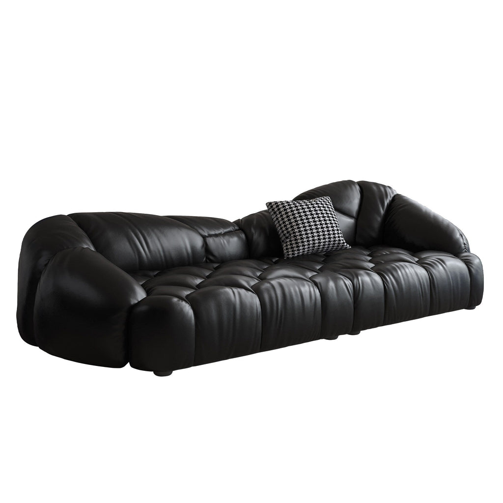 Canapé rembourré en cuir 104,3 - 104,3 x 45,3