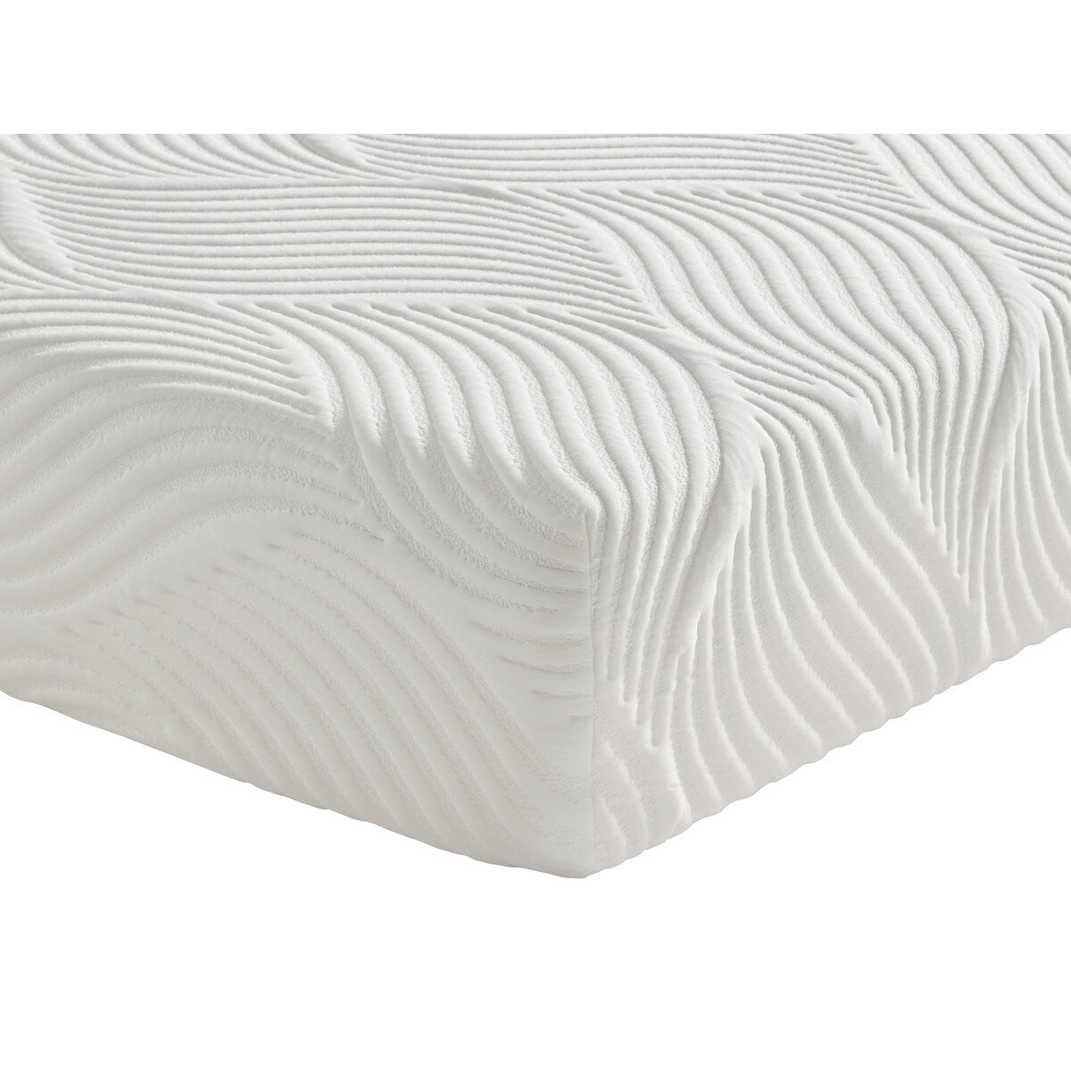 Matelas California King Size respirant en mousse à mémoire de forme Cool Gel, blanc, matelas en boîte, matelas confort
