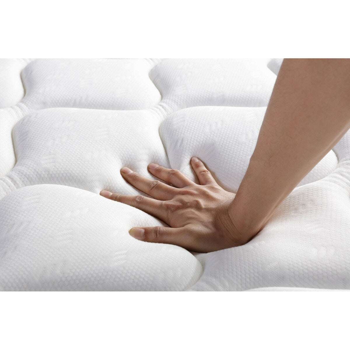 Matelas à ressorts ensachés en mousse à mémoire de forme avec gel à plateau serré (10 pièces)