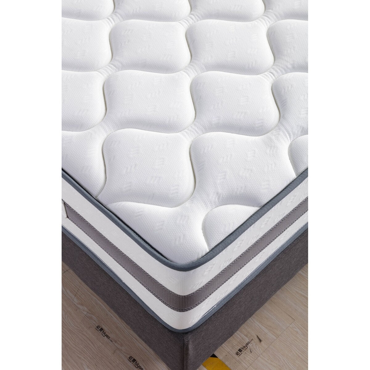Matelas à ressorts ensachés en mousse à mémoire de forme avec gel à plateau serré (10 pièces)