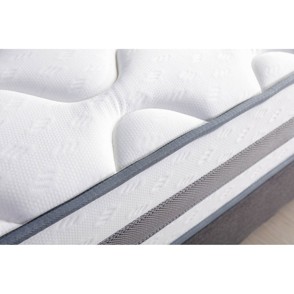 Matelas à ressorts ensachés en mousse à mémoire de forme avec gel à plateau serré (10 pièces)