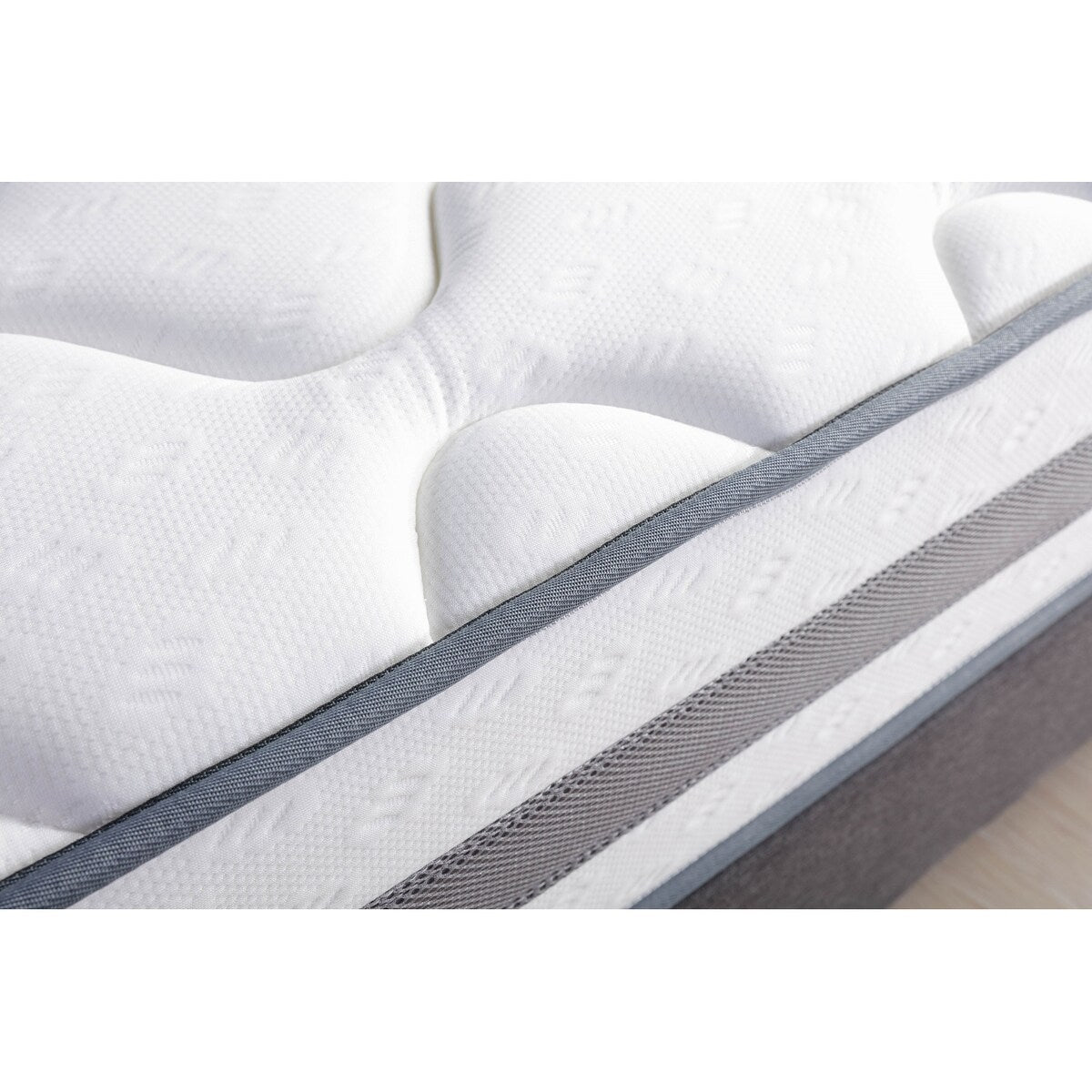 Matelas à ressorts ensachés en mousse à mémoire de forme avec gel à plateau serré (10 pièces)