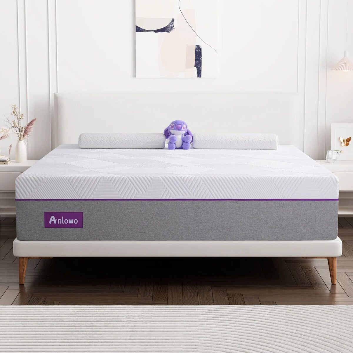 Matelas en mousse à mémoire de forme avec gel moyen de 10 po