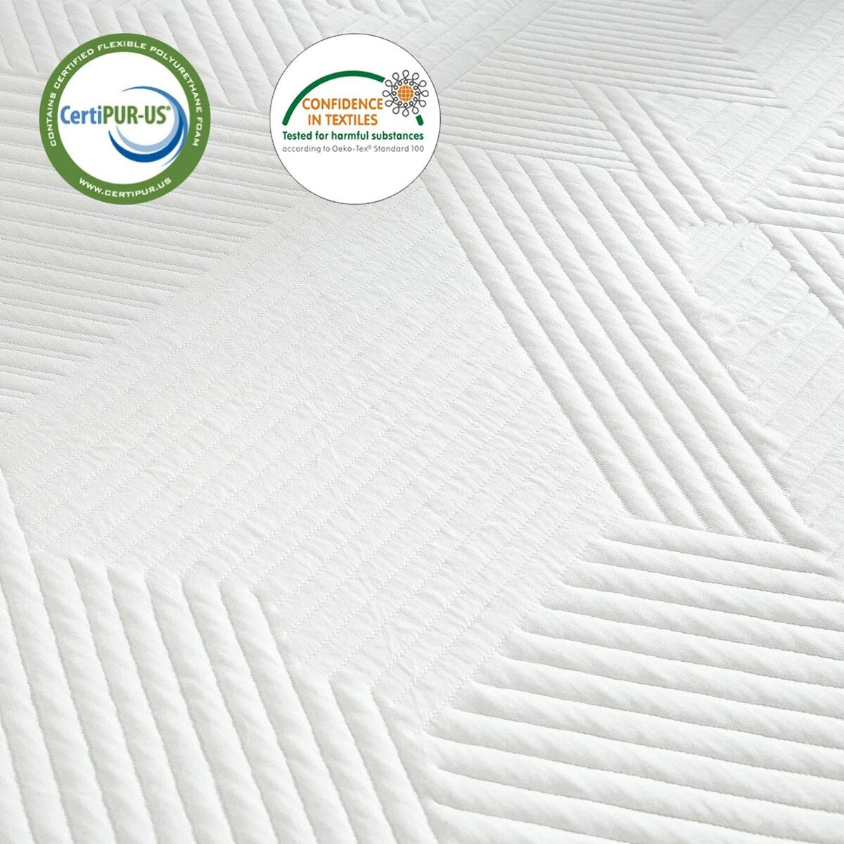 Matelas en mousse à mémoire de forme avec gel moyen de 10 po