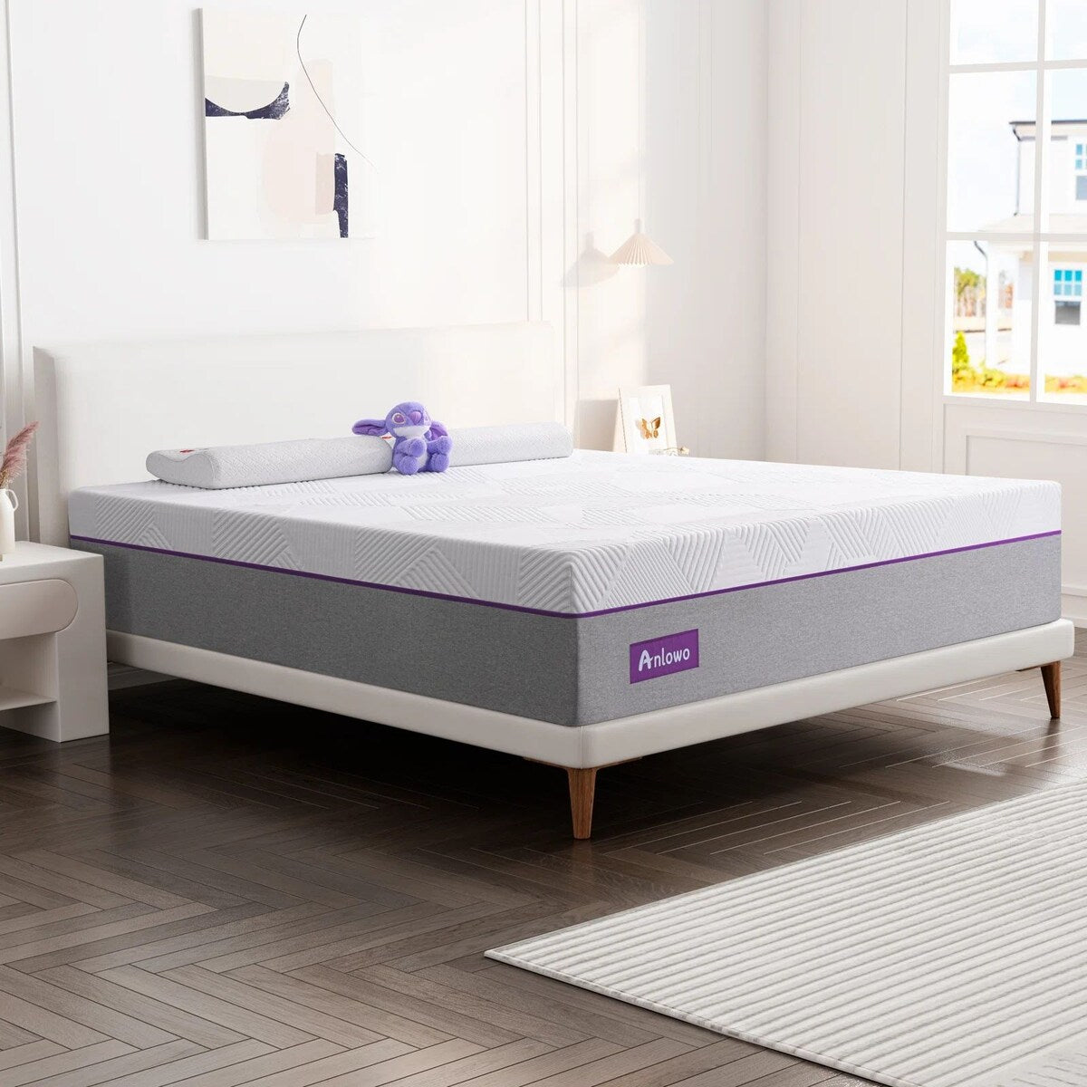 Matelas en mousse à mémoire de forme avec gel moyen de 10 po