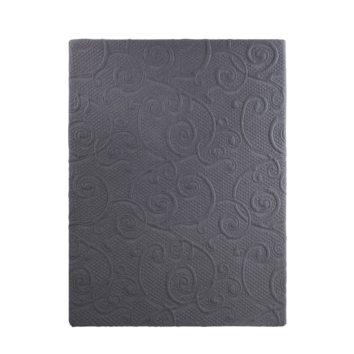 Matelas hybride en mousse à mémoire de forme infusée de gel, 11 pouces, gris foncé, matelas dans une boîte