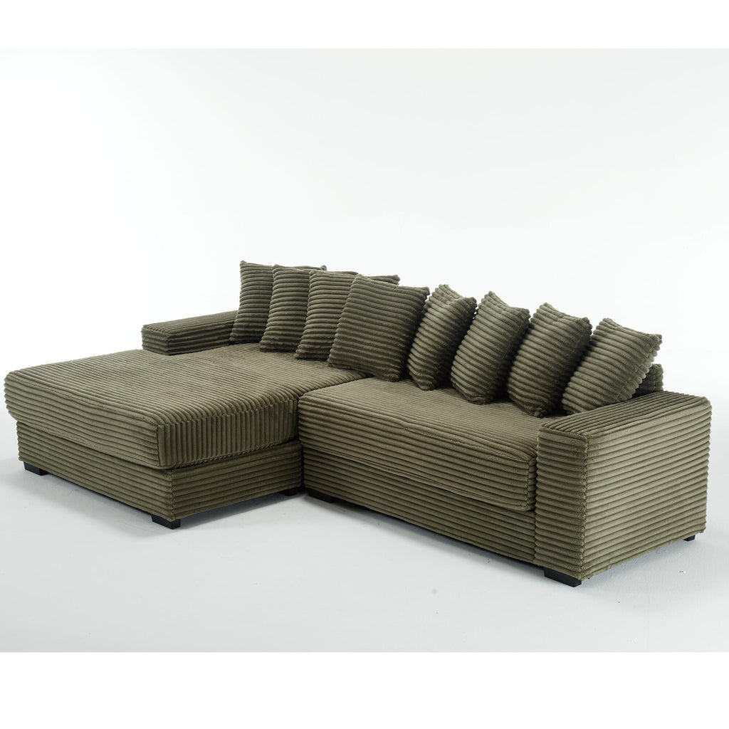 111.4 Canapé en flanelle verte, choix d'abri élégant - salon, chambre, bureau compagnon idéal