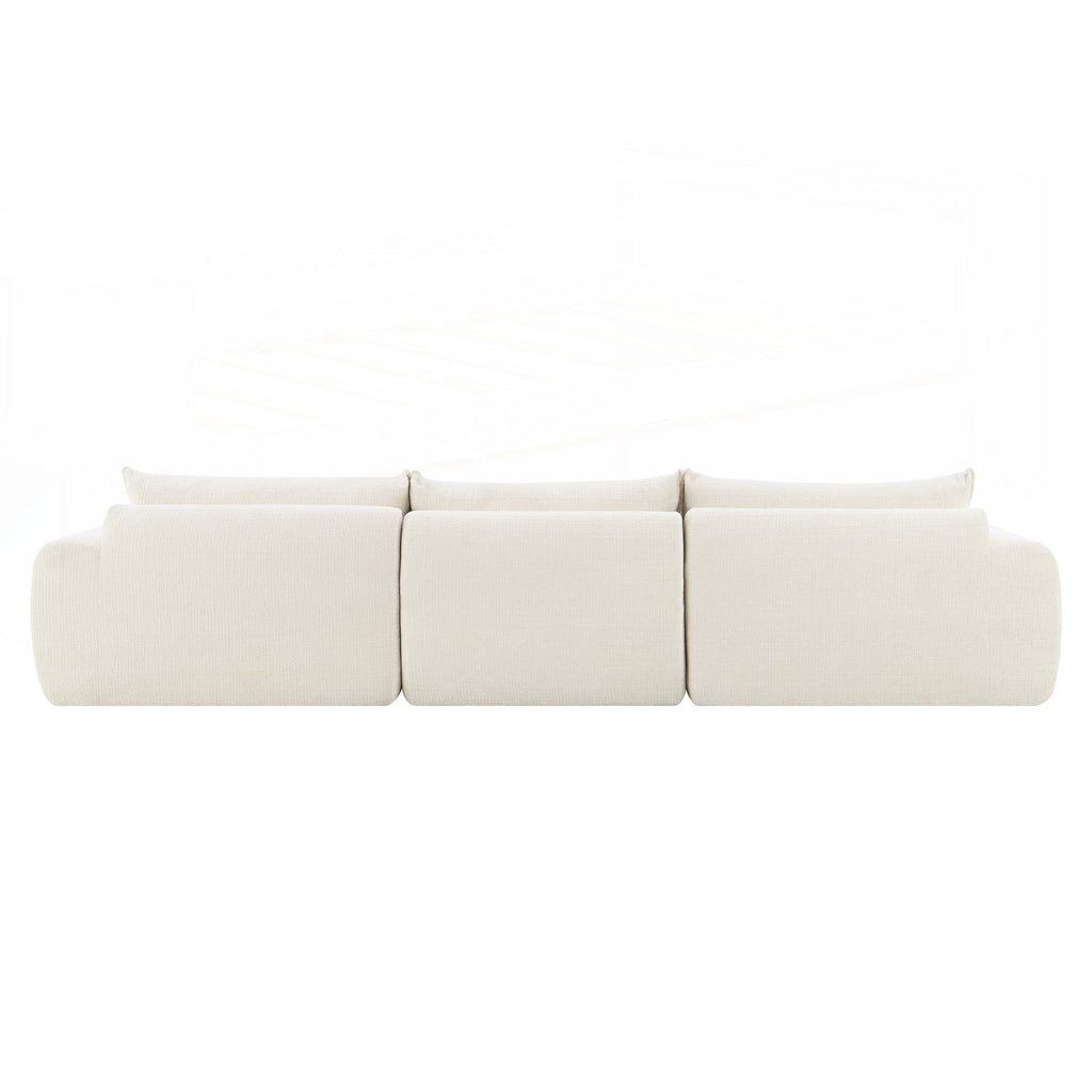 Canapé entièrement compressé de 116 pouces avec mousse haute densité