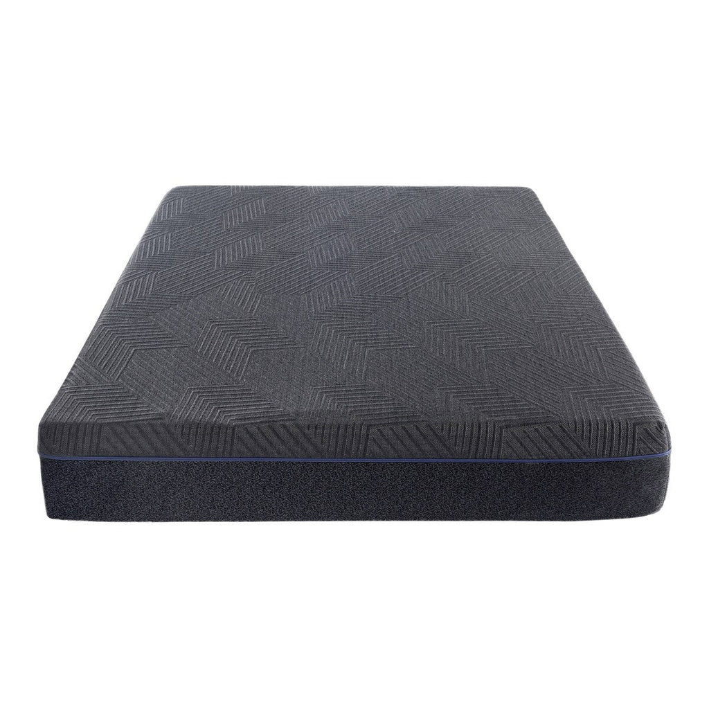 Matelas Eastern King 11 pouces en mousse à mémoire de forme infusée de gel au thé vert, gris, matelas dans une boîte