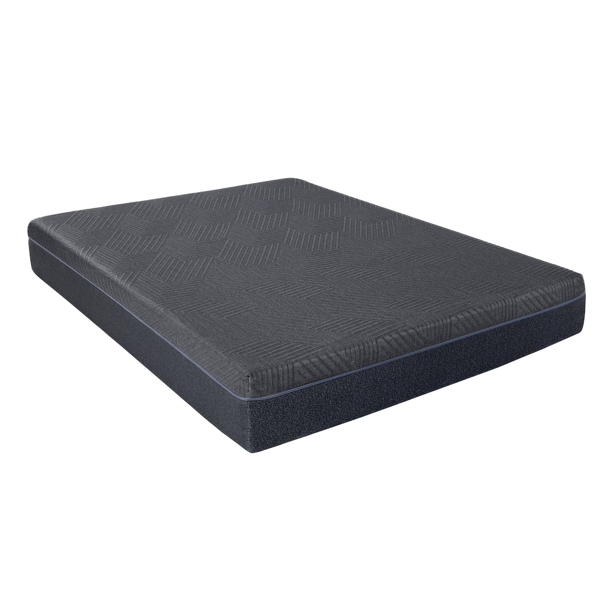 Matelas double 11 pouces en mousse à mémoire de forme infusée de gel au thé vert, gris, matelas dans une boîte