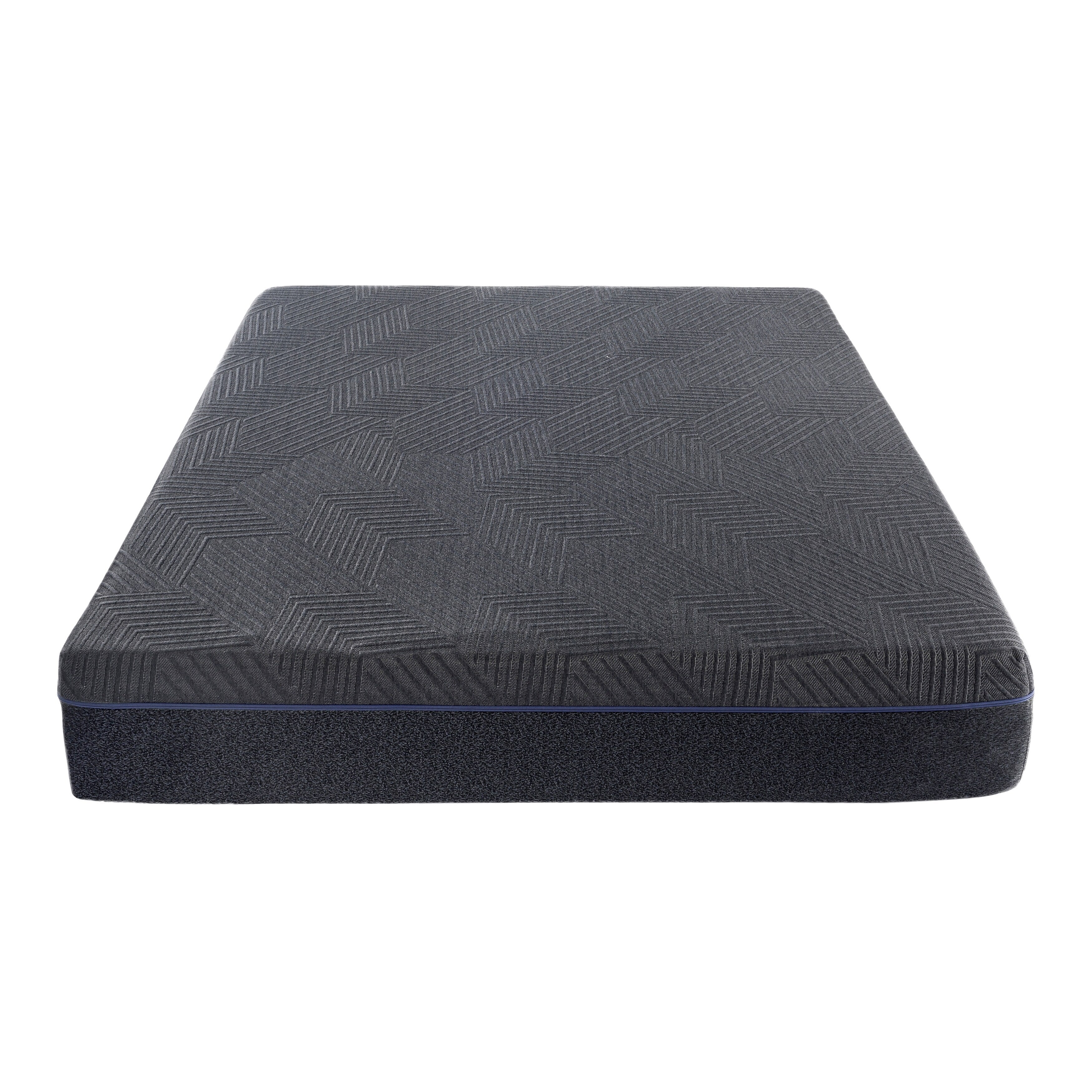 Matelas double 11 pouces en mousse à mémoire de forme infusée de gel au thé vert, gris, matelas dans une boîte