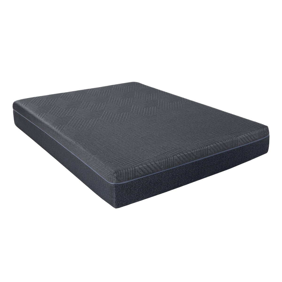 Matelas Queen Size 11 pouces en mousse à mémoire de forme infusée de gel au thé vert, gris, dans une boîte