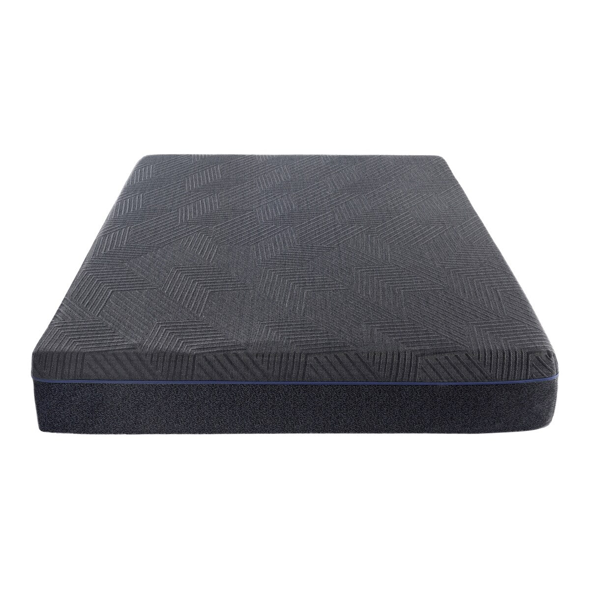 Matelas Queen Size 11 pouces en mousse à mémoire de forme infusée de gel au thé vert, gris, dans une boîte