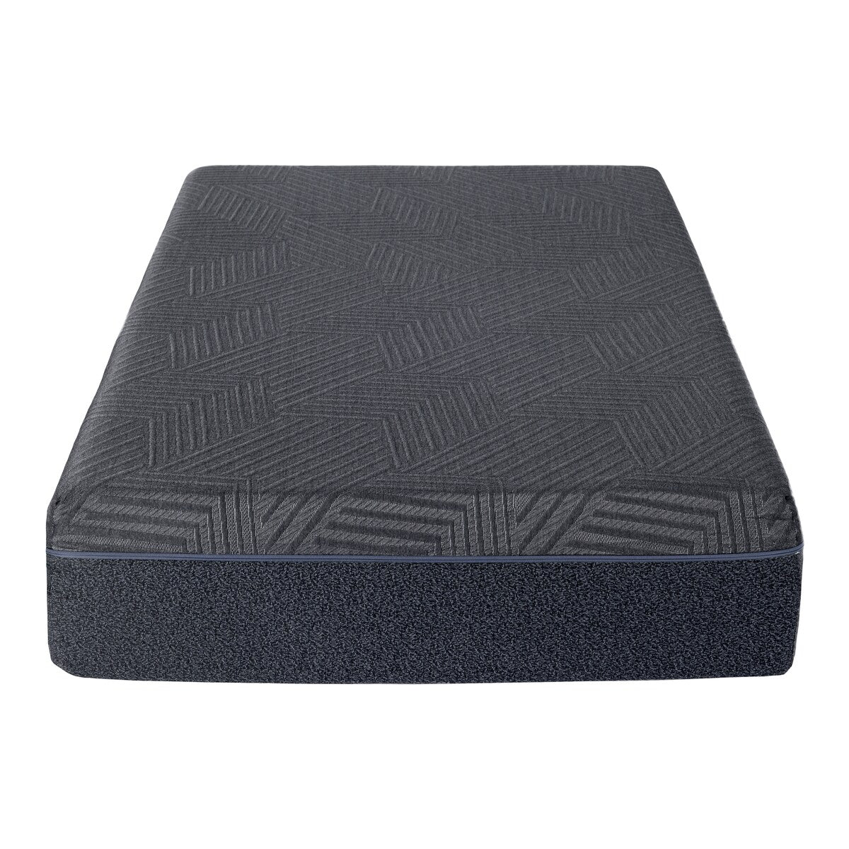 Matelas double 11 pouces en mousse à mémoire de forme infusée de gel au thé vert, gris, dans une boîte