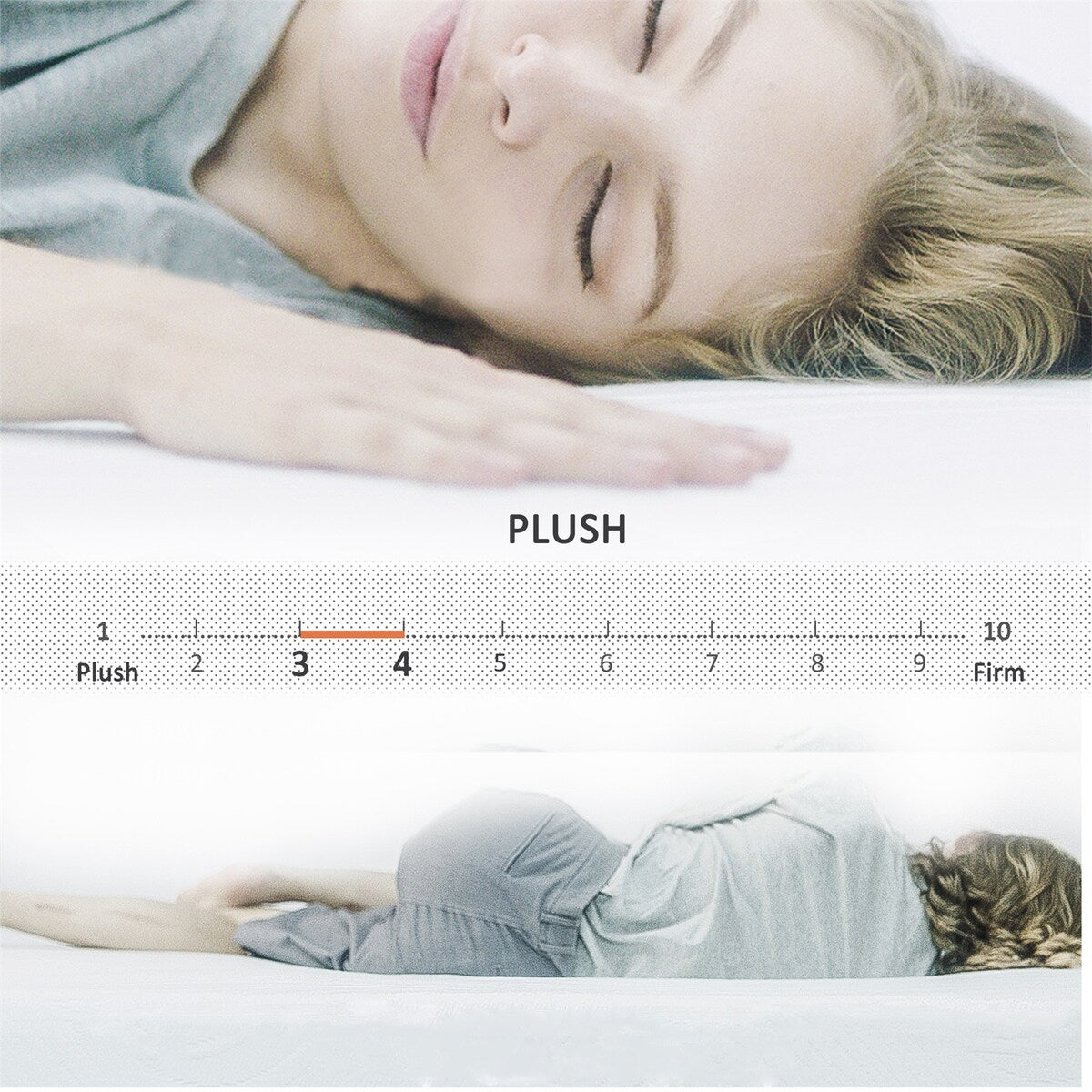 Matelas en mousse à mémoire de forme avec gel de 12 pouces (double) - Matelas rafraîchissant moelleux moyen