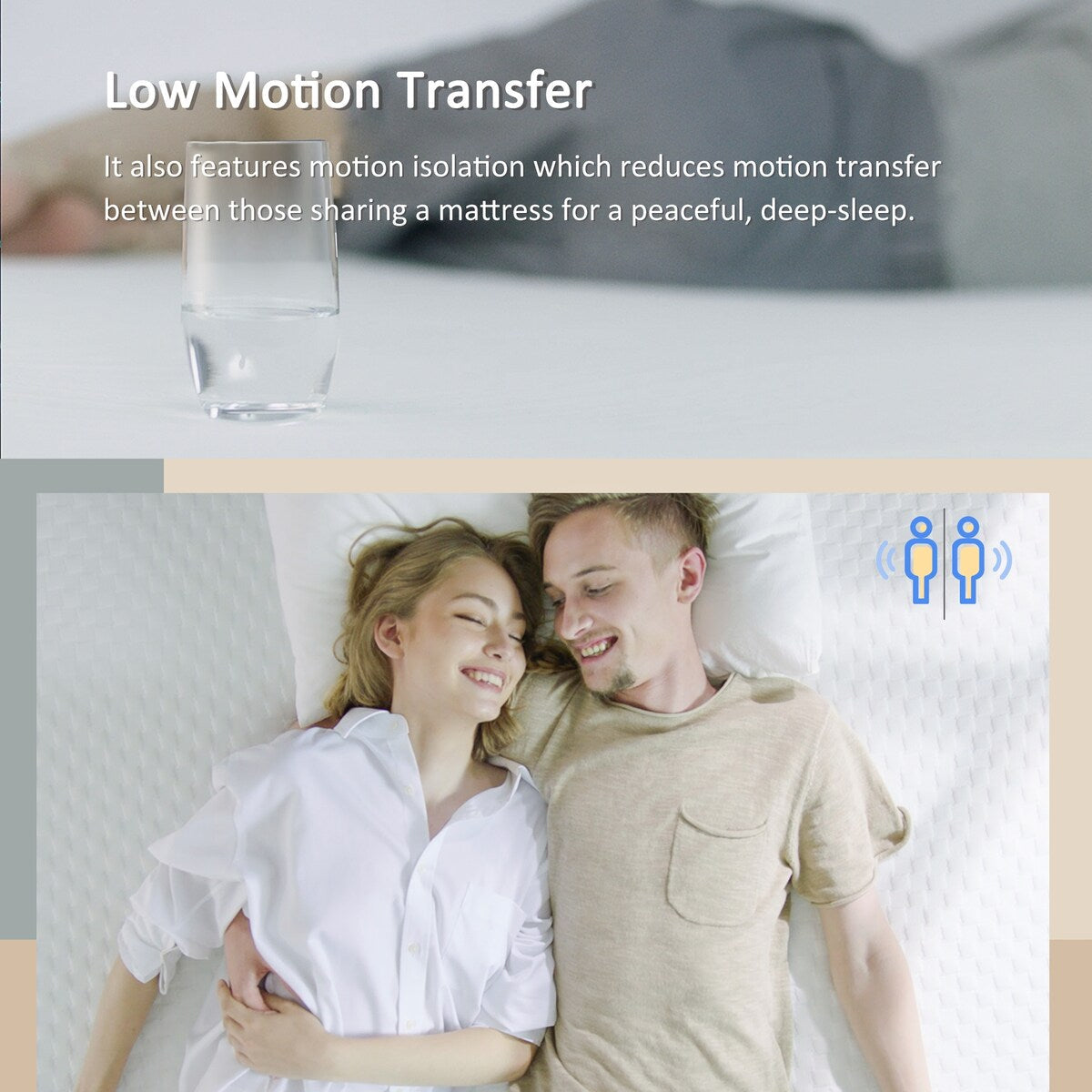 Matelas en mousse à mémoire de forme gel 12 pouces (plein)