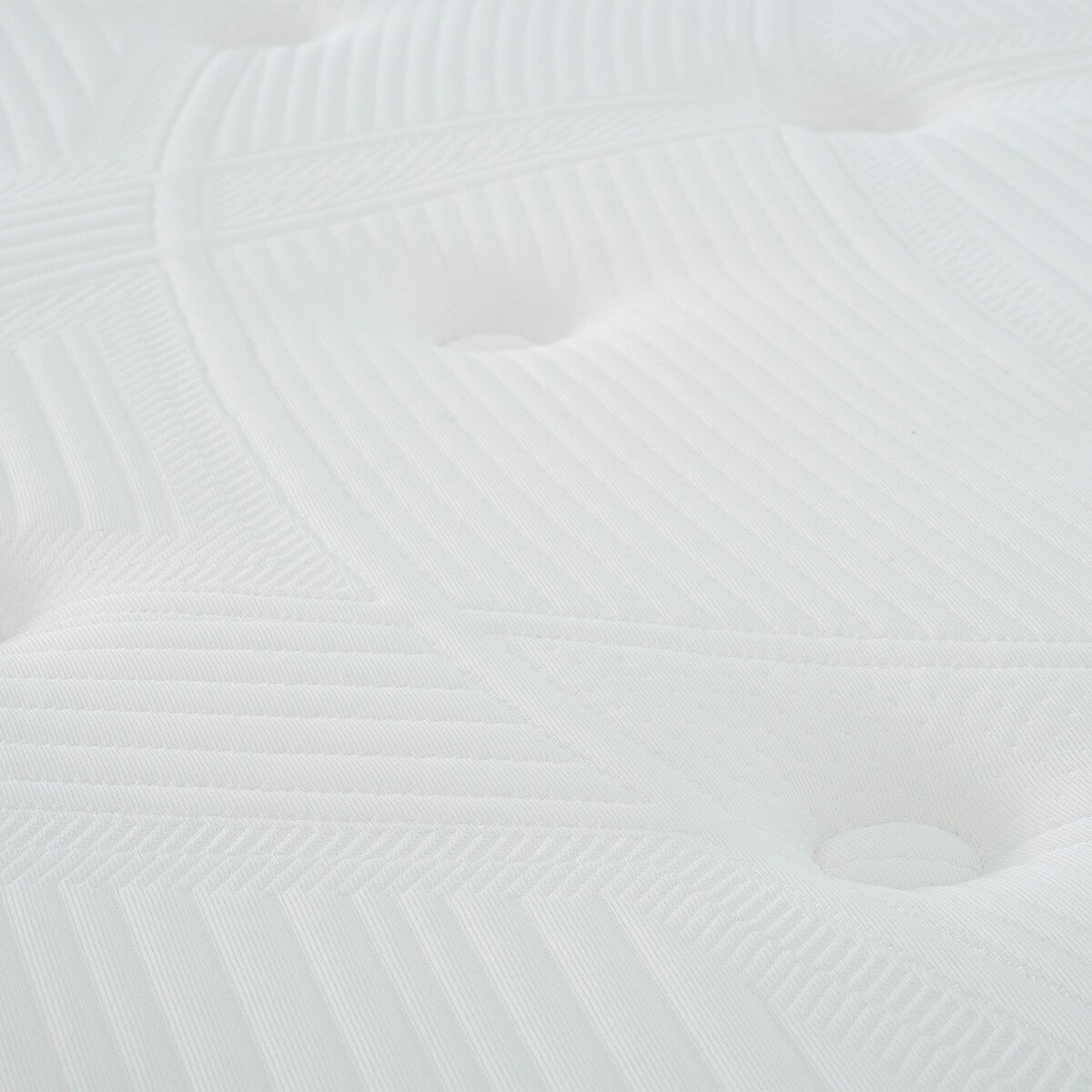 Matelas hybride à ressorts ensachés King Size de 12 po, matelas moelleux en mousse viscoélastique avec plateau Euro, blanc/gris