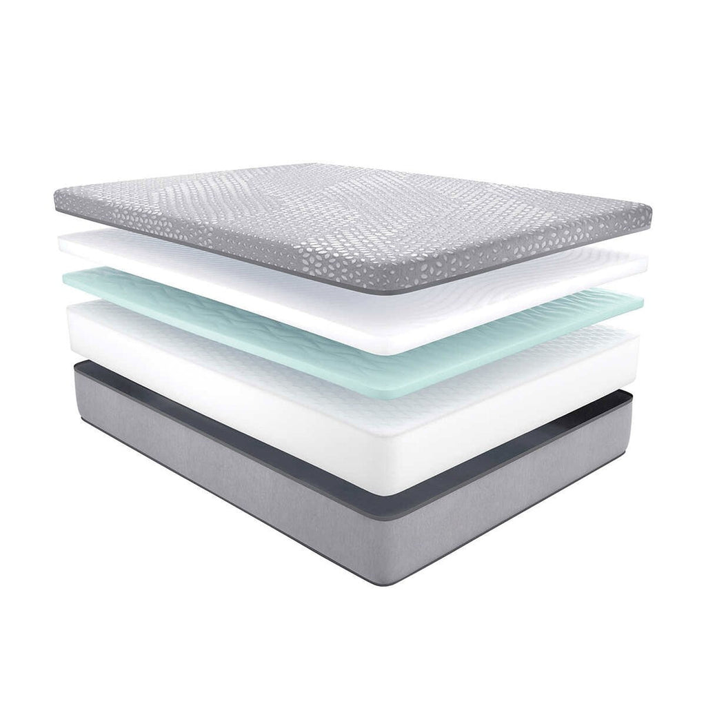 Matelas en mousse 12 po - Medium - Queen, mousses spéciales Conform et Cushion