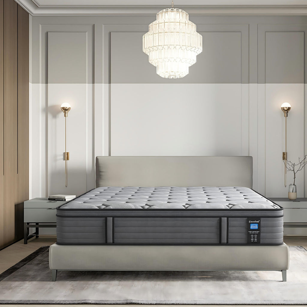 12'' Medium Memory Foam Hybrid Mattress in a Box, for Edge Support & Motion Isolation