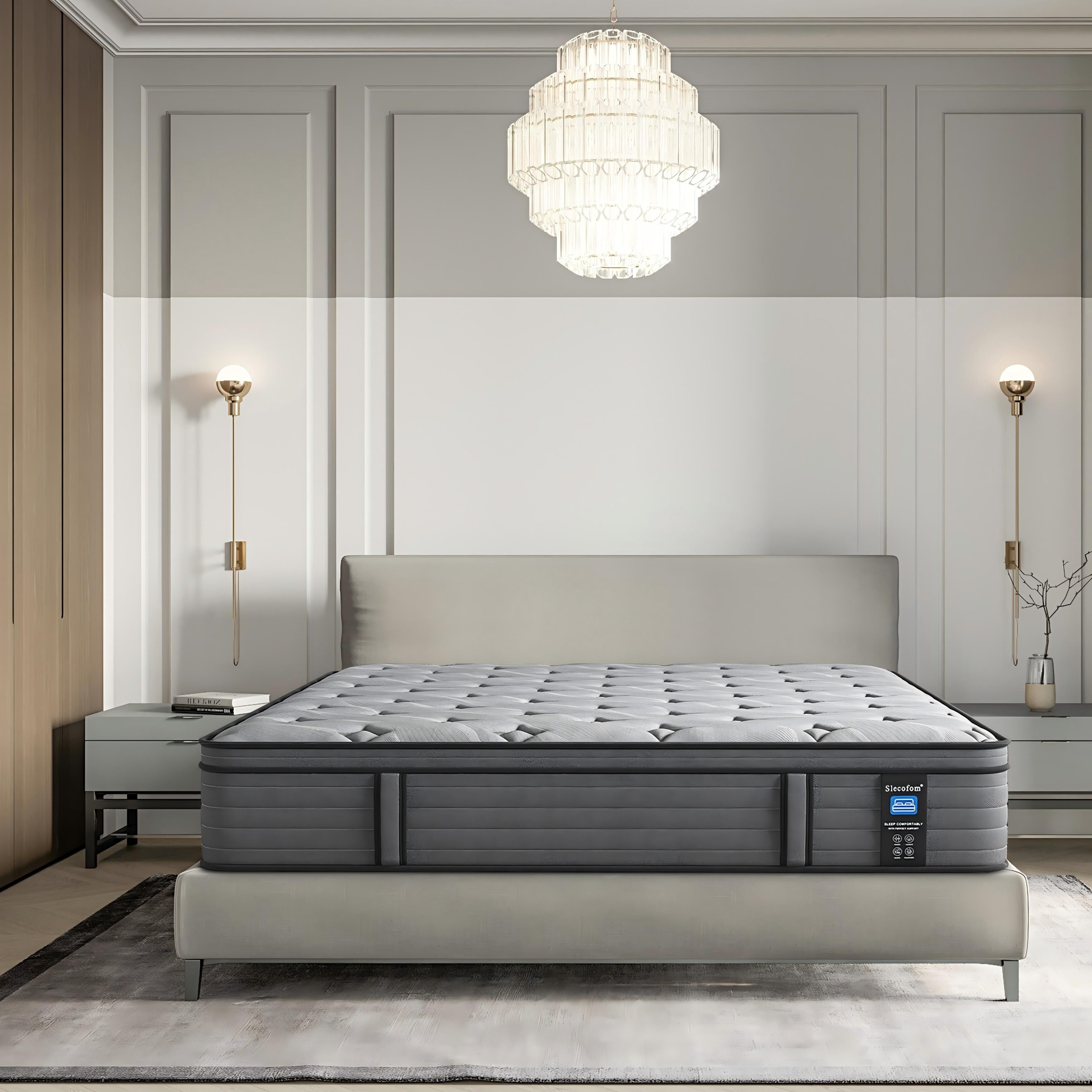 12'' Medium Memory Foam Hybrid Mattress in a Box, for Edge Support & Motion Isolation
