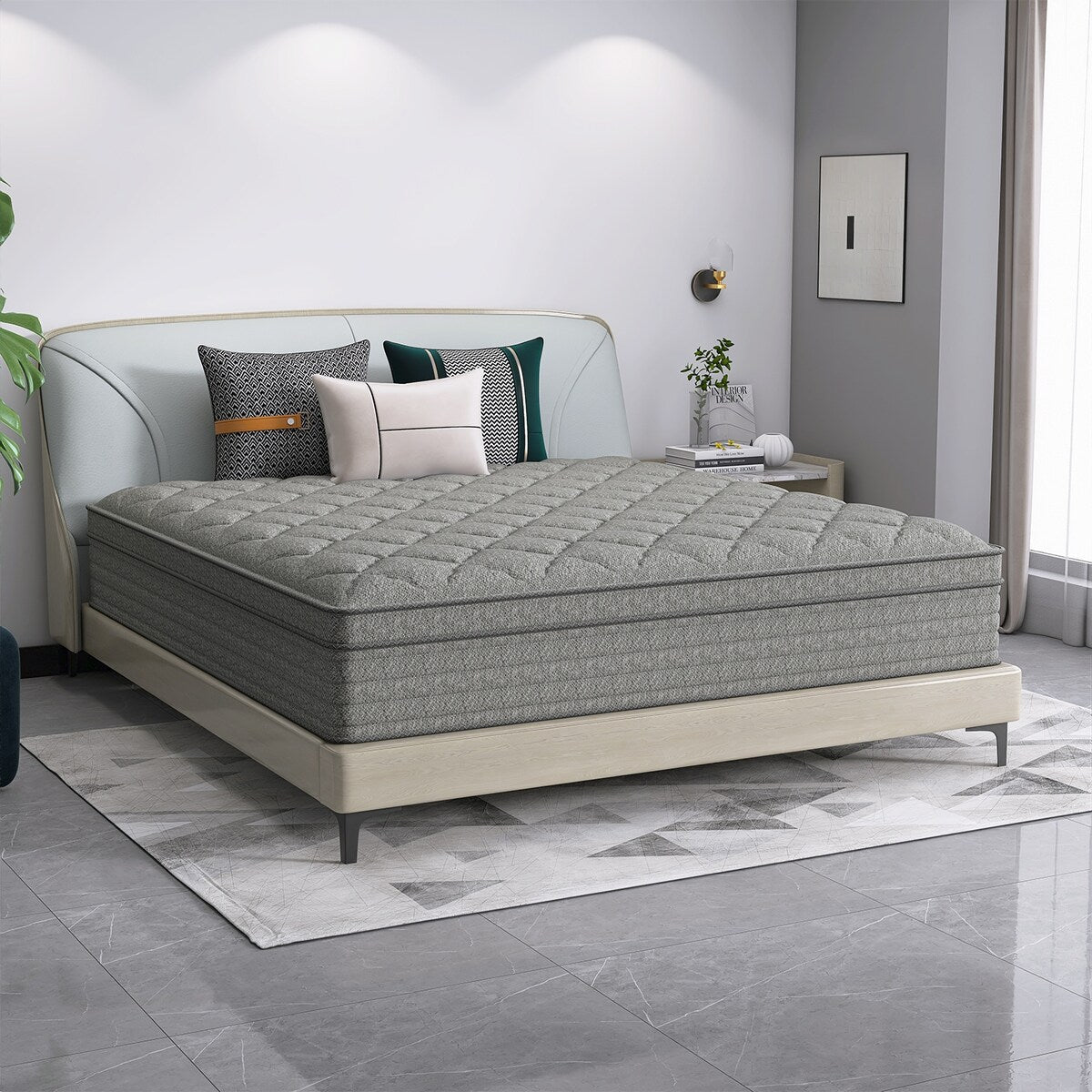 14 Inch Hybrid Mattress in a Box with Gel Memory Foam
