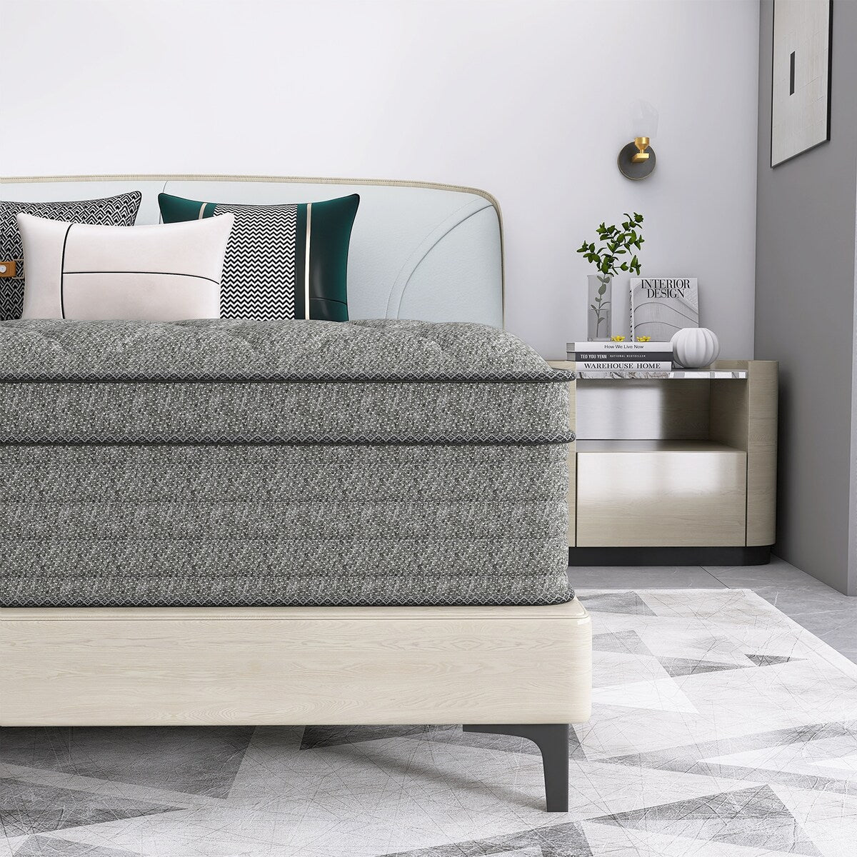 14 Inch Hybrid Mattress in a Box with Gel Memory Foam
