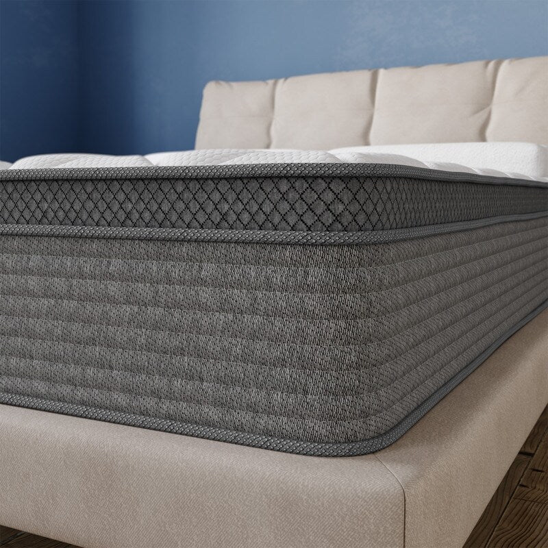 14 in Cooling Gel Memory Foam, Motion Isolating Individually Wrapped Pocket Coil Mattress for Back Pain Relief and Cooling