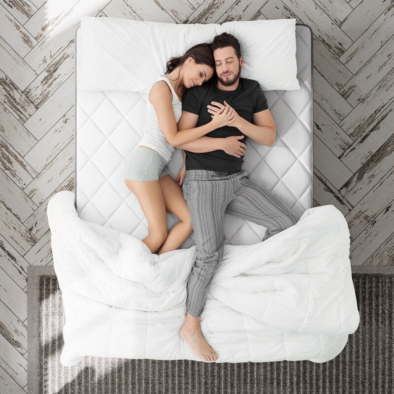 14 in Cooling Gel Memory Foam, Motion Isolating Individually Wrapped Pocket Coil Mattress for Back Pain Relief and Cooling