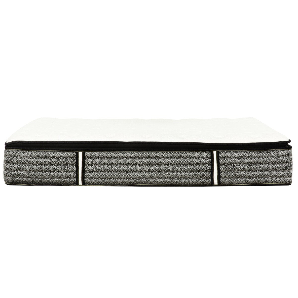 Matelas hybride à ressorts ensachés de 14 po, matelas à plateau-coussin Euro en mousse à mémoire de forme et gel