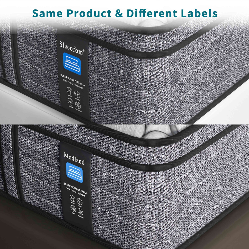 14-inch Euro Top Medium Hybrid Mattress, Memory Foam Mattress in a Box