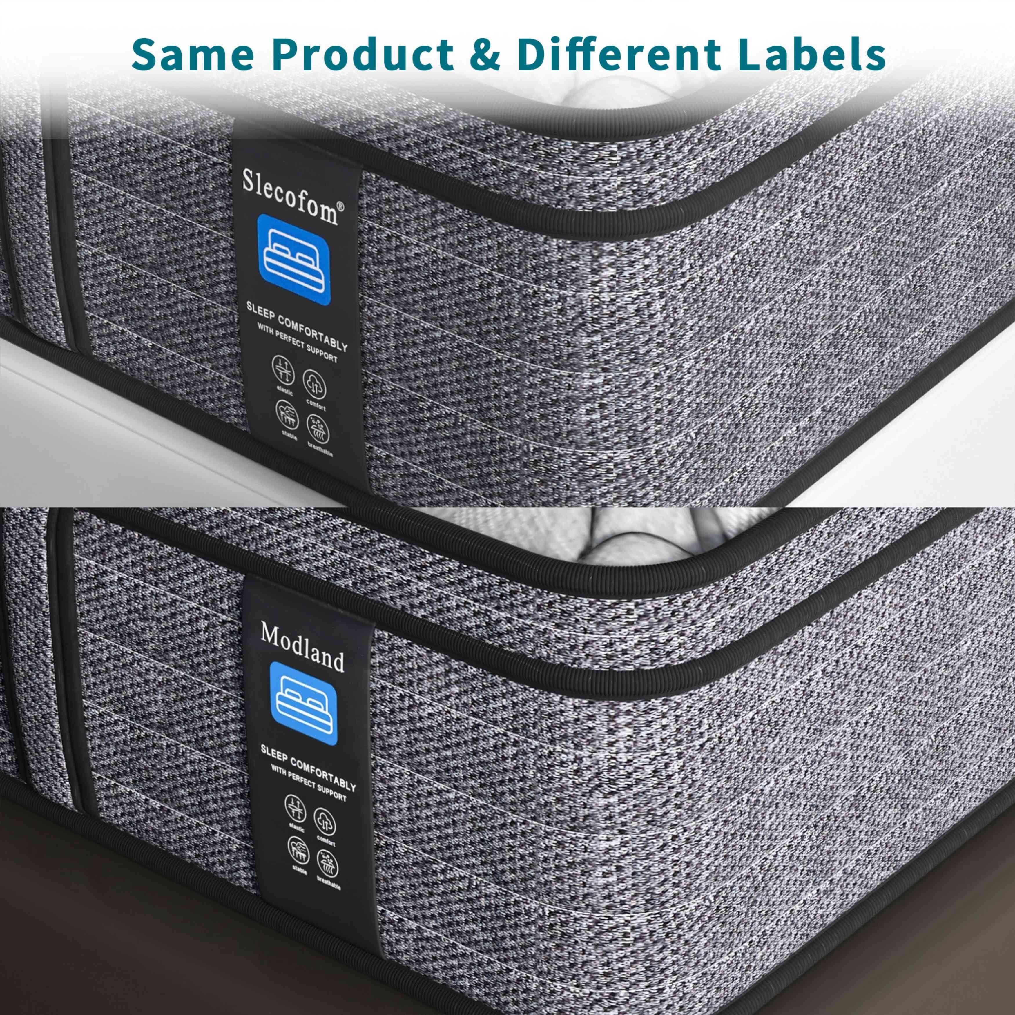 14-inch Euro Top Medium Hybrid Mattress, Memory Foam Mattress in a Box