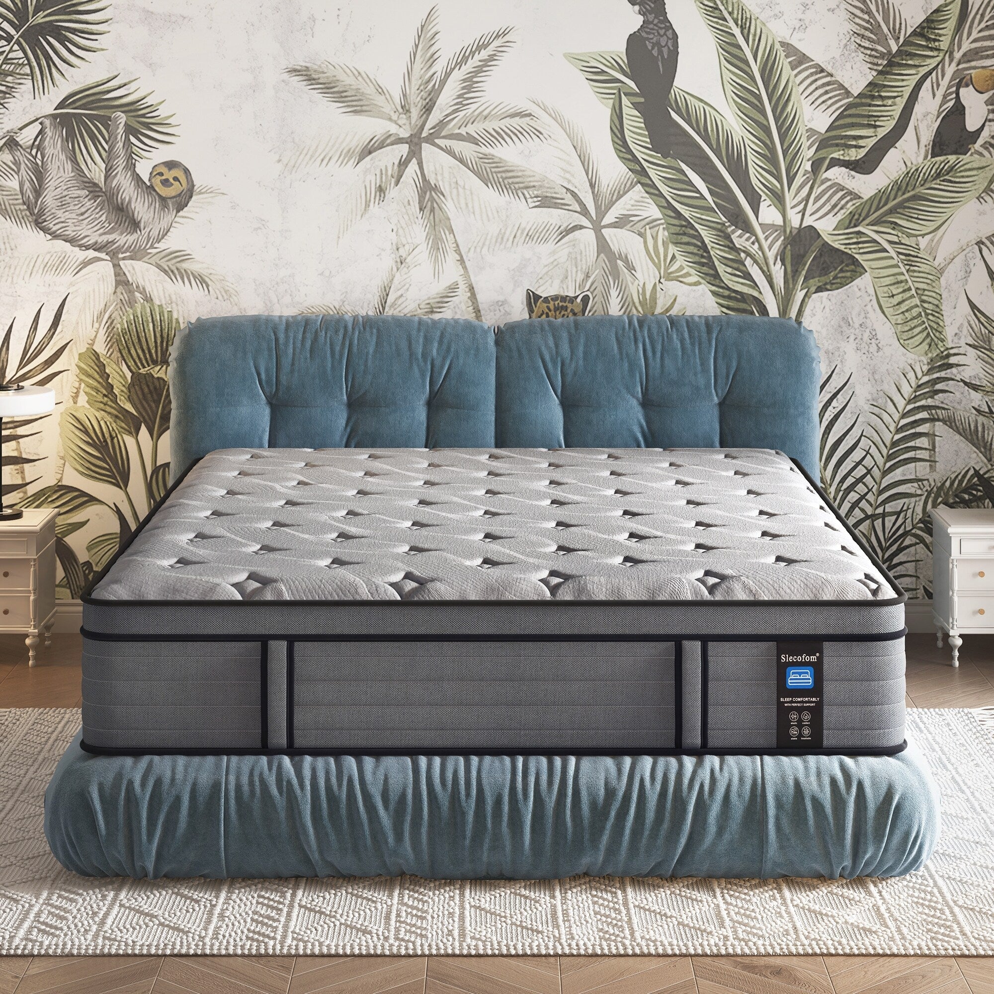 14-inch Firm Euro Top Gel Memory Foam Hybrid Mattress in a Box