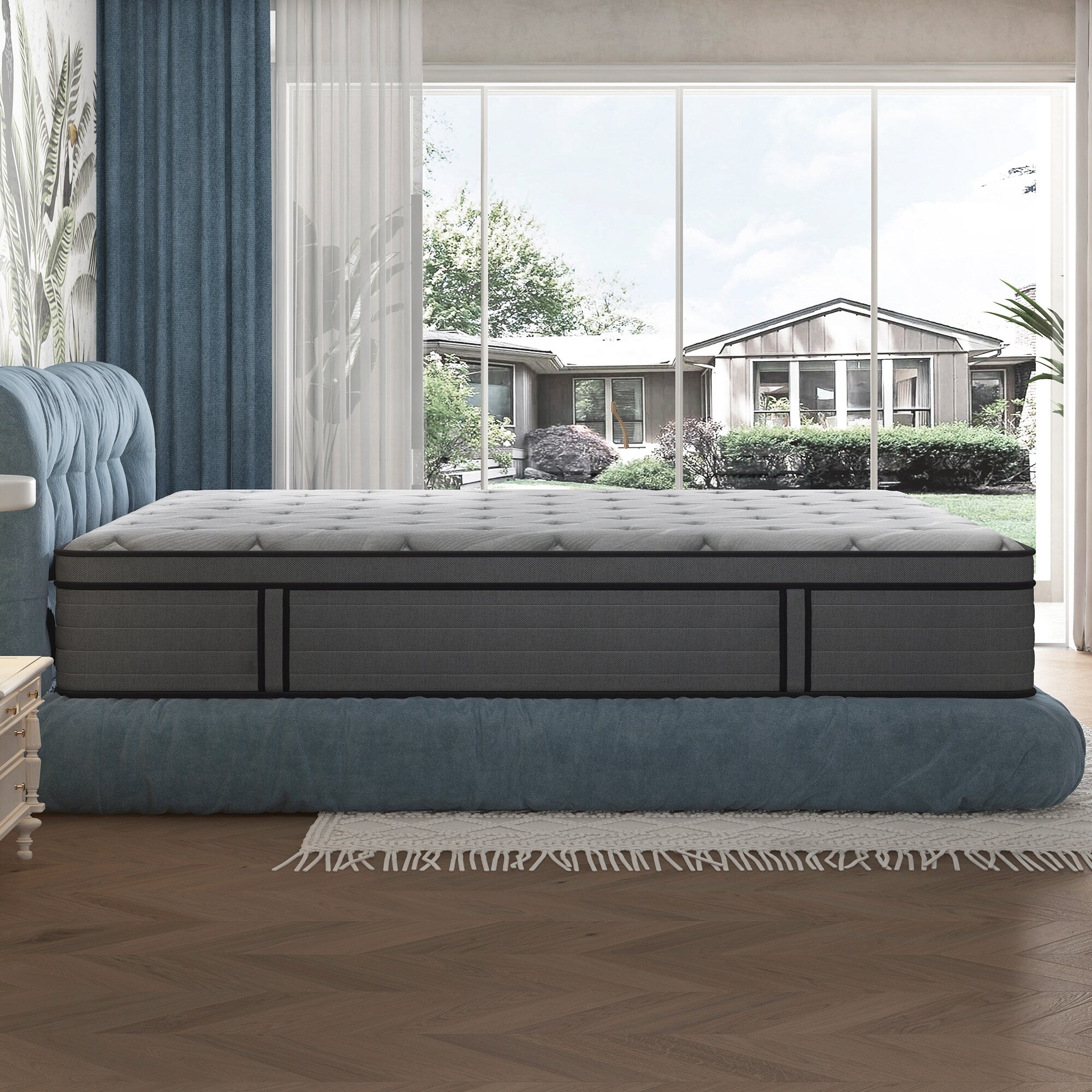 14-inch Firm Euro Top Gel Memory Foam Hybrid Mattress in a Box
