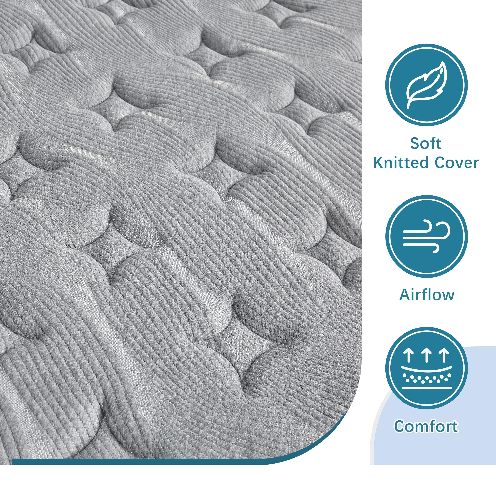 14-inch Firm Euro Top Gel Memory Foam Hybrid Mattress in a Box
