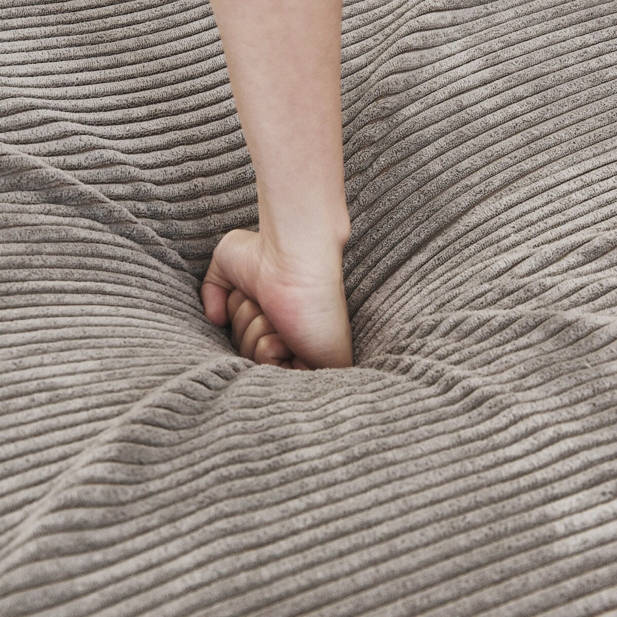 Canapé modulable sectionnel en velours côtelé 141,73 pouces avec coussin épais, canapé convertible à assise profonde pour salon