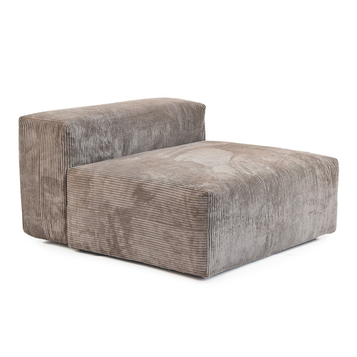 Canapé modulable sectionnel en velours côtelé 141,73 pouces avec coussin épais, canapé convertible à assise profonde pour salon