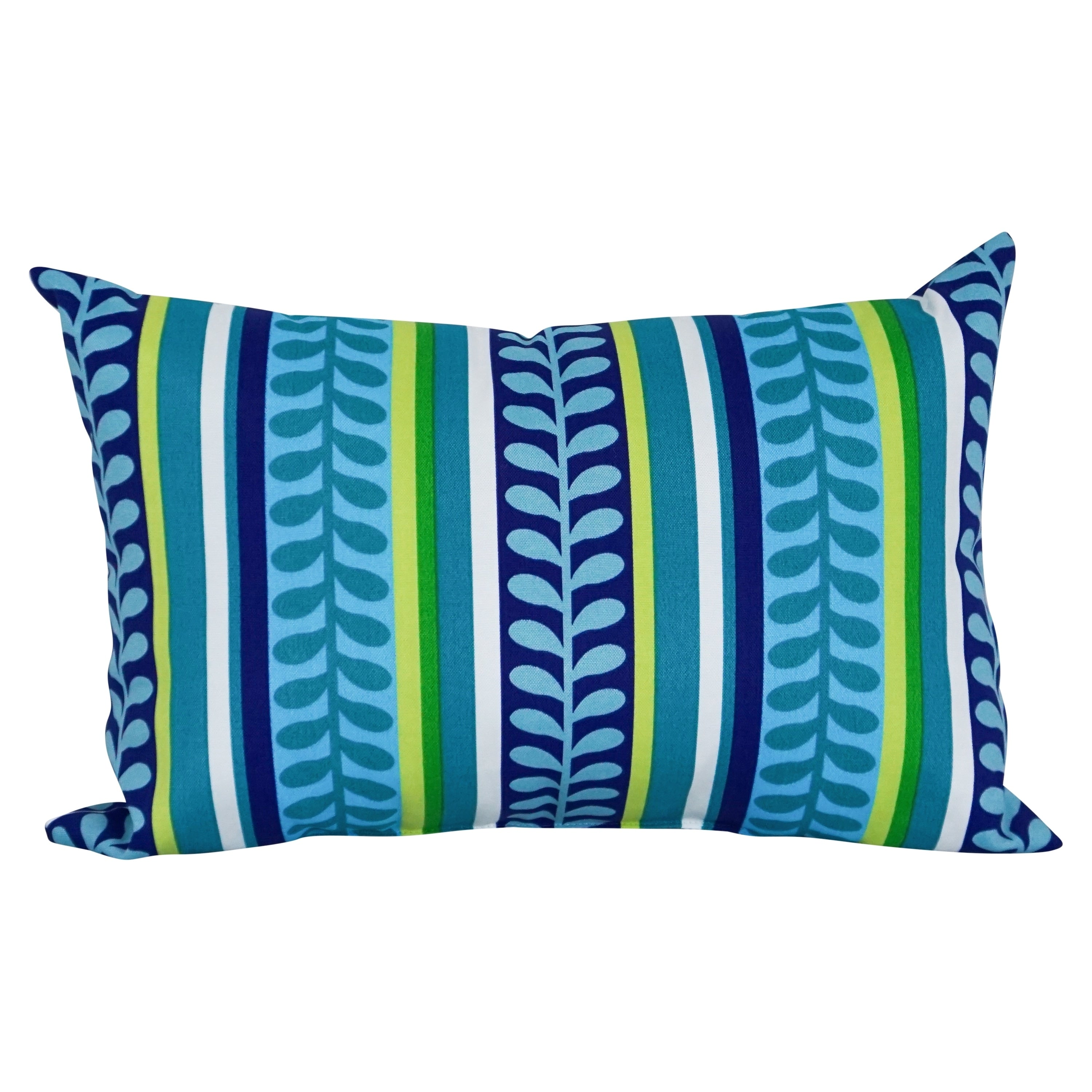 Coussins d'extérieur 19 x 11 pouces (lot de 2, motifs variés) - 19 x 11