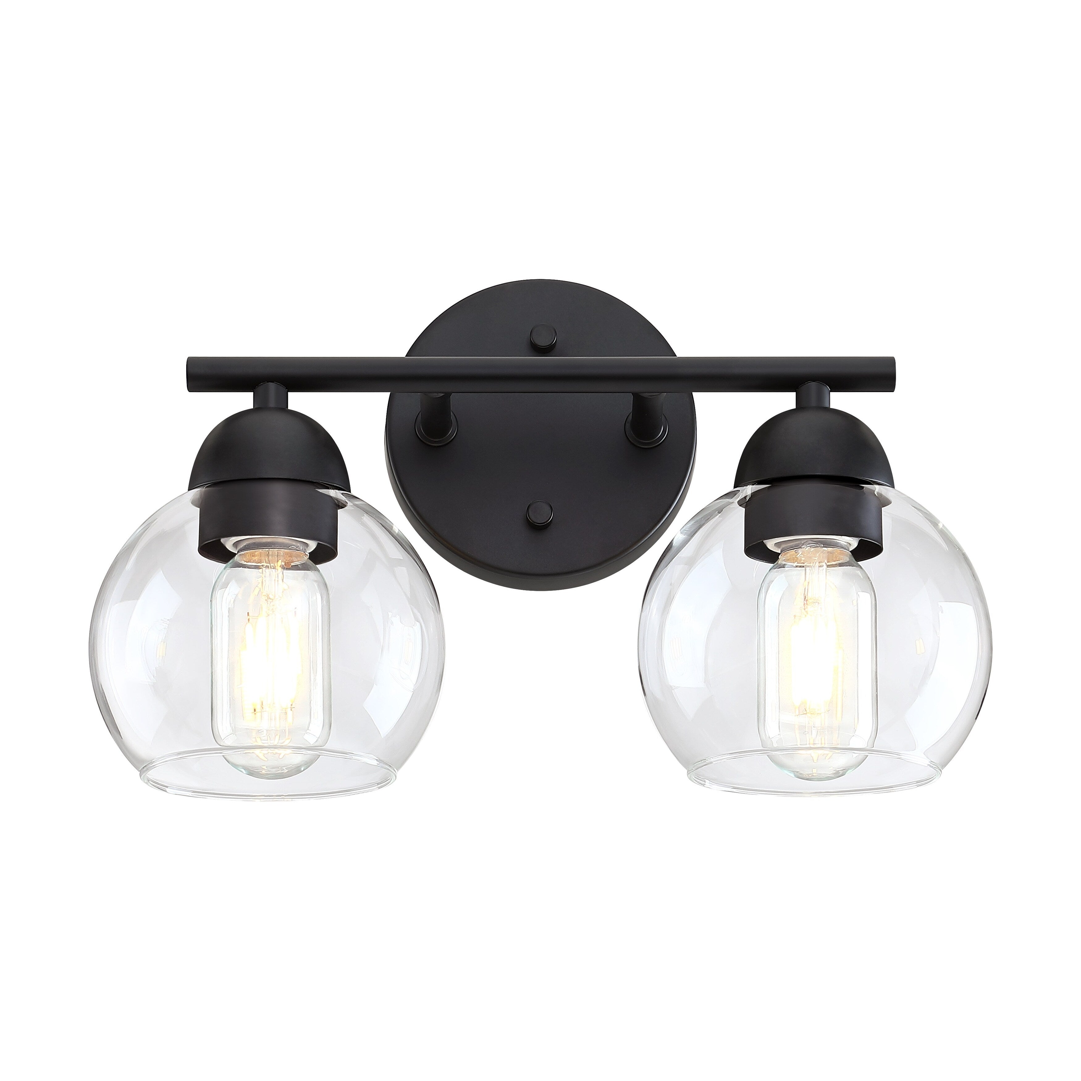 Luminaires de salle de bain vintage à 2 lumières