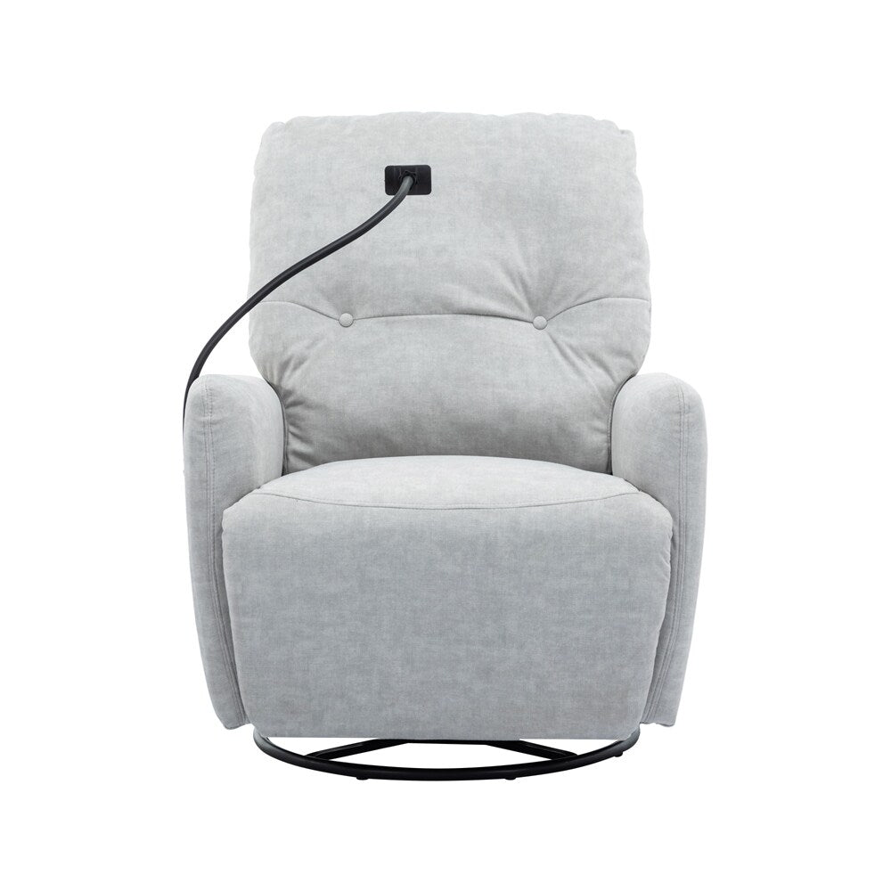 Fauteuil inclinable électrique pivotant à 270 degrés avec support de téléphone