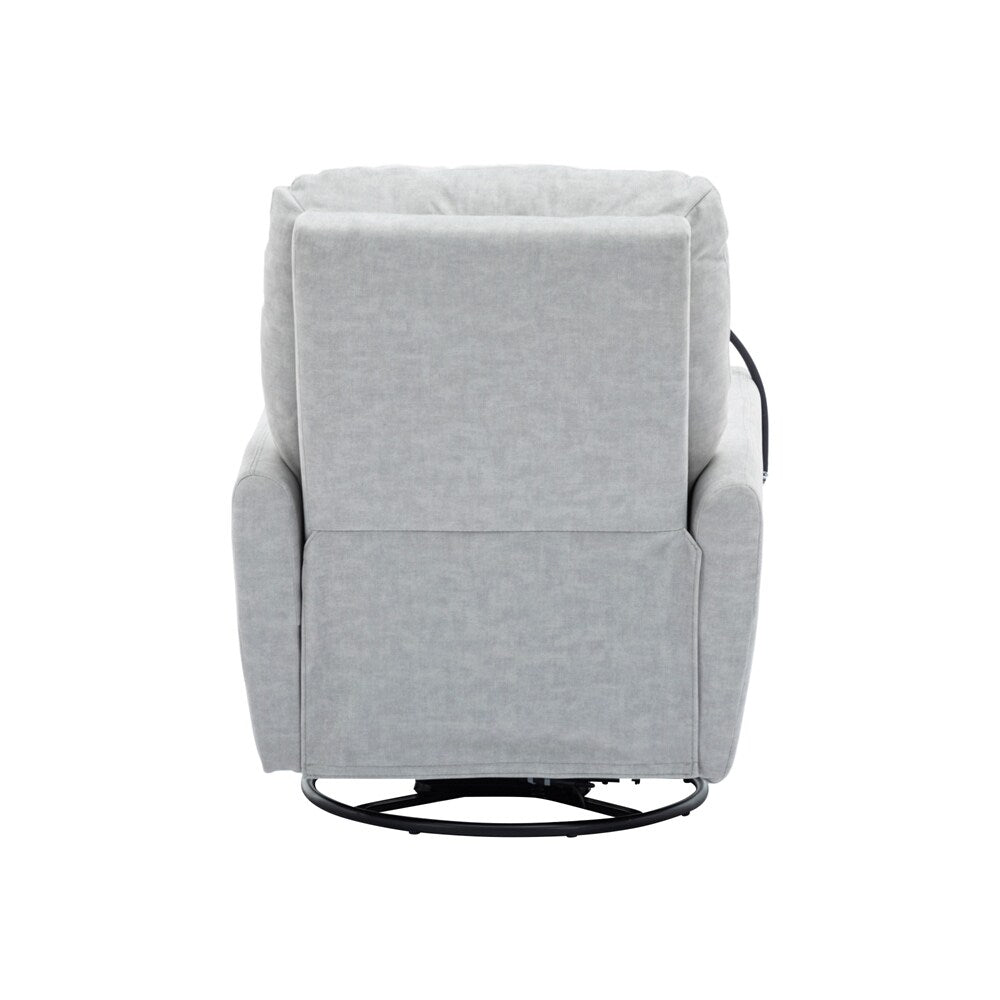 Fauteuil inclinable électrique pivotant à 270 degrés avec support de téléphone