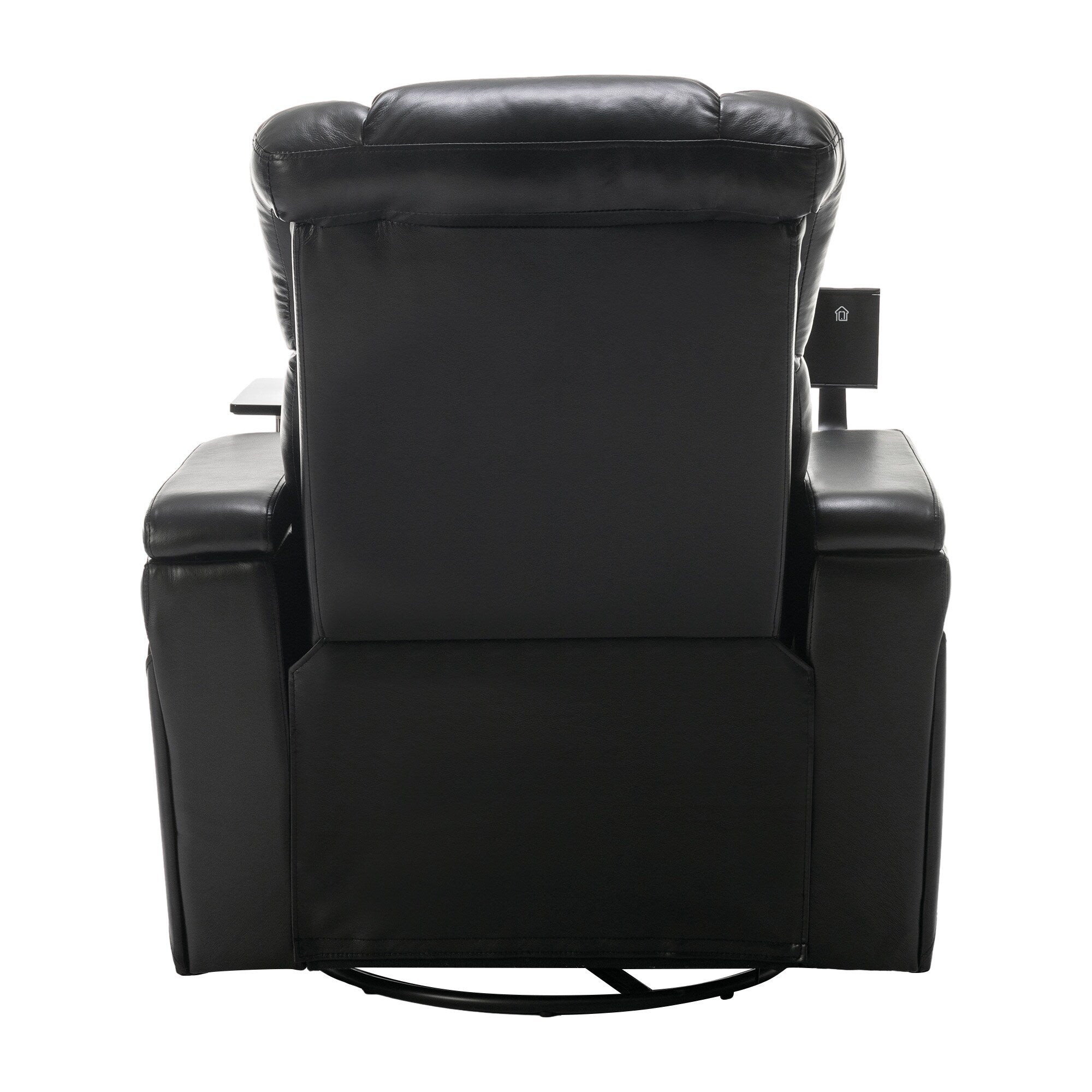 Fauteuil inclinable électrique pivotant à 270 degrés, siège individuel, fauteuil inclinable pour home cinéma, avec plateau, support pour téléphone, porte-gobelet et port USB