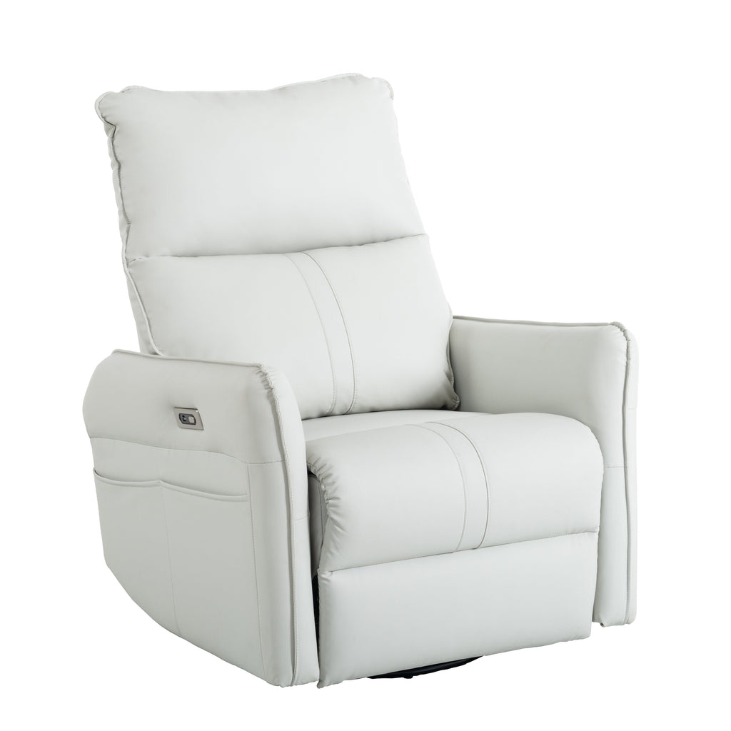 Fauteuil inclinable électrique pivotant à 270° avec ports USB