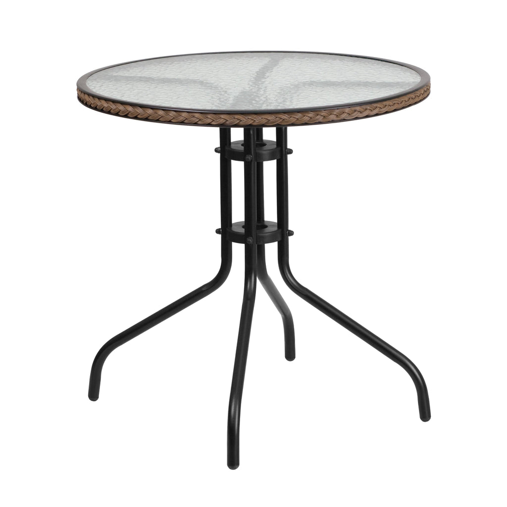 3-piece Outdoor Table/Chair Set - 28.75W x 28.75D x 28H